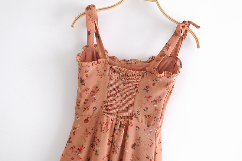 Floral Print Slim Strap Dress NSAM20622