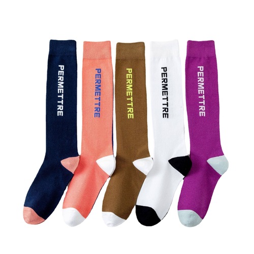 AB version of Yuanyang calf socks women's high socks sports fitness running calf sports dancing socks long yoga socks
