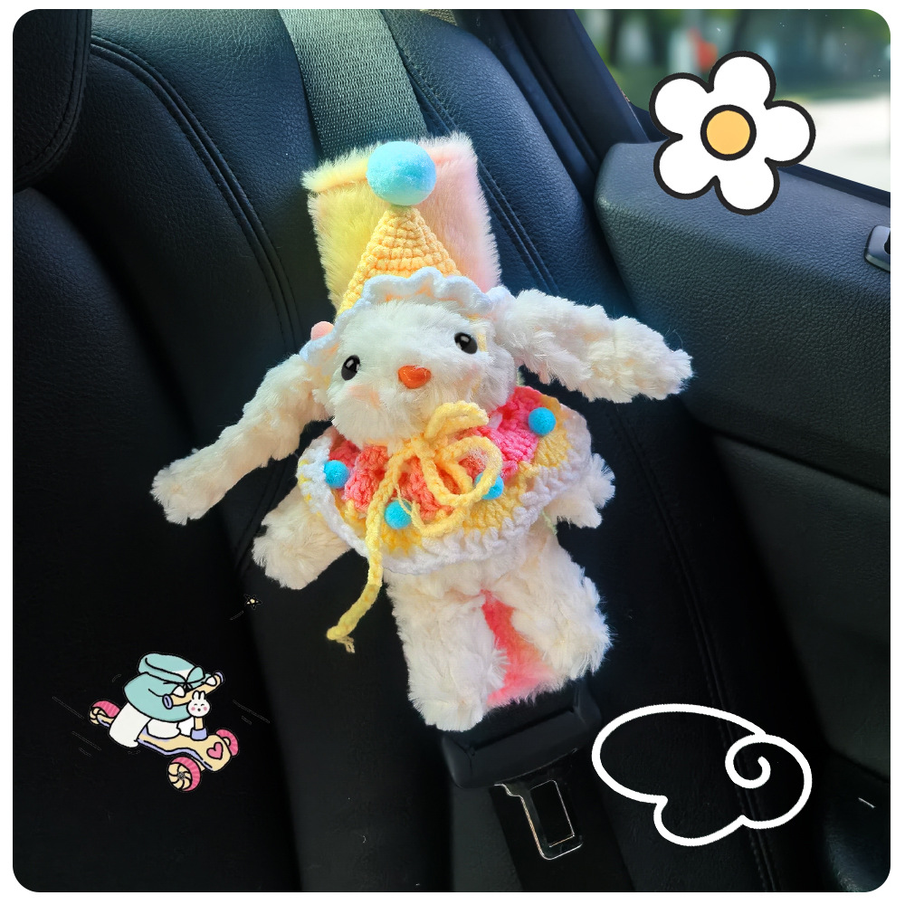 Funda Protectora de Peluche para Cinturón de Seguridad 1 Par de Peluche para Auto