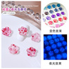 Fluorescence nail decoration flower-shaped for manicure, new collection, wholesale