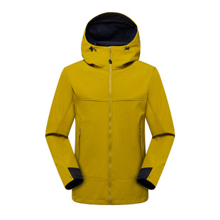 New Soft Shell Jacket Outdoor Fleece Warm Waterproof Windproof Mountaineering Clothing Men and Women Same Style Breathable Hiking Jacket Camping Style