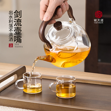♔听澜提梁壶家用煮茶壶套装2025玻璃泡茶壶耐高温煮茶器