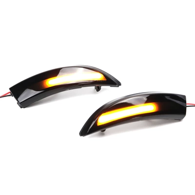 Ford Fiesta 2009-2014 üçün Dinamik LED Dönmə Siqnalı Göstərici İşığı, Axan Sarı İşıqla