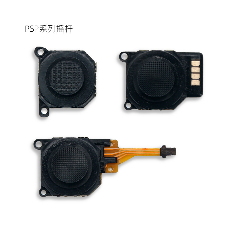 Suitable for PSP3000 2000 1000 Repair and Replacement with Rocker with Black Mushroom Head Hat Joystick Suitable for PSP3000 2000 1000 Repair and Replacement with Rocker with Black Mushroom Head Hat Joystick