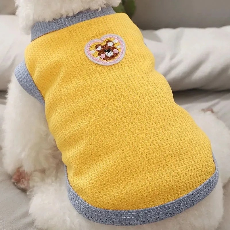 가을 얇은 애완 동물 여름 옷 테디 BICHON VIP 포메라니안 새끼 고양이 슈나우저 작은 강아지 개 옷