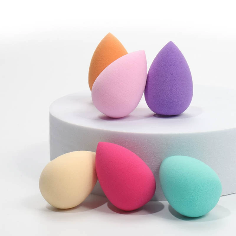 Makeup primer drop-shaped, small cosmetic sponge
