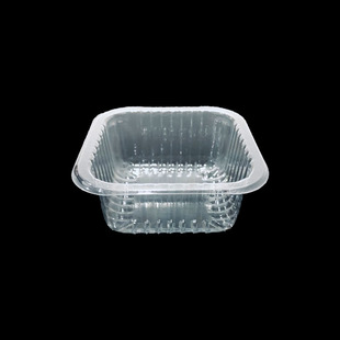 Customized Hubei Food Blister Packaging Transparent Pp Square Bottom Tray Frozen Food Tray with Size Custom Blister