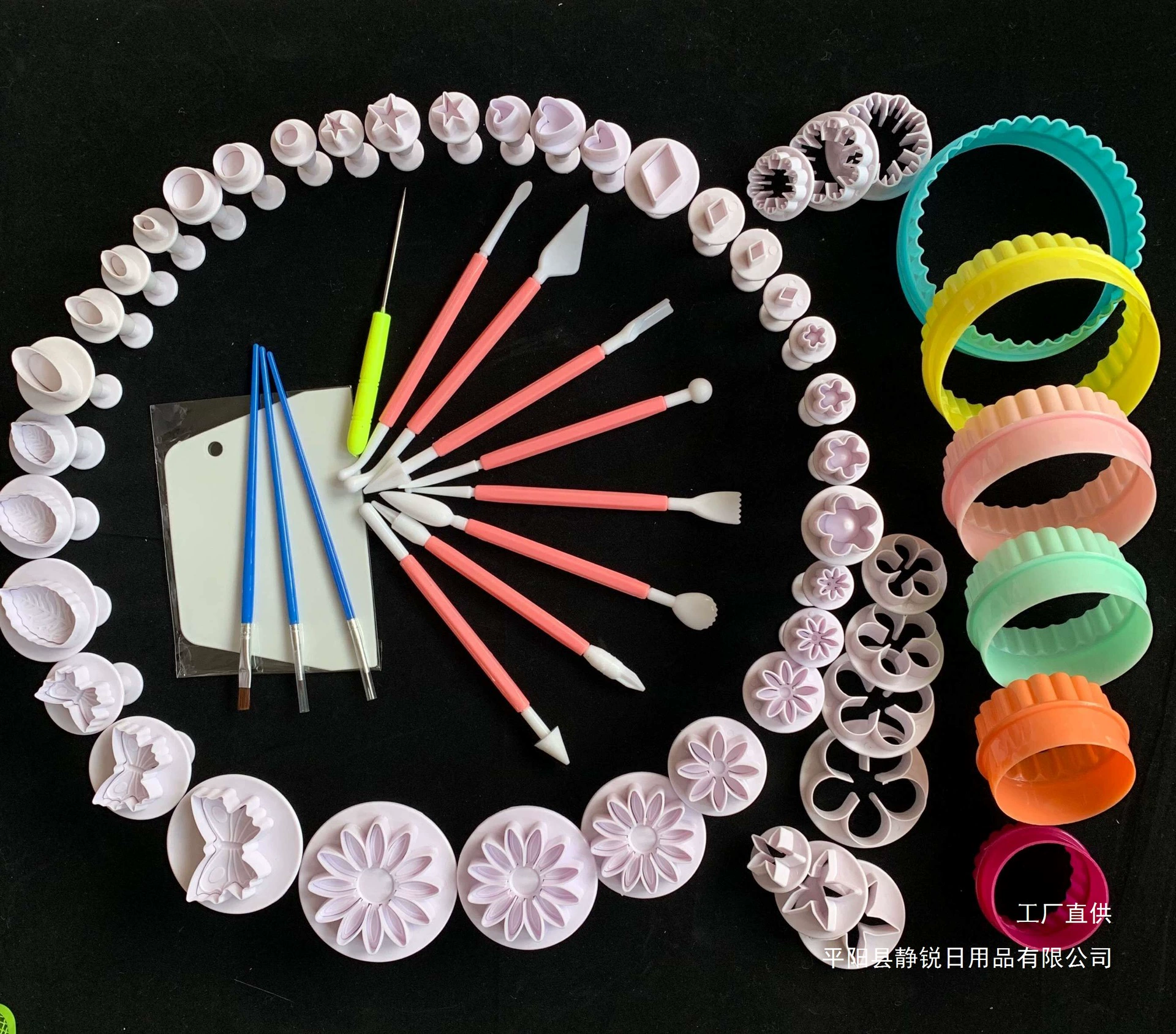 Форма для булочек с рисунком из мультфильма, полный набор инструментов для макарон, маленькая ромашка, форма цветка сливы, бытовая коммерческая пружинная игла для тиснения