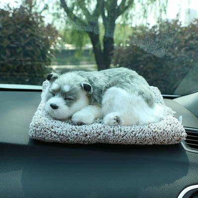 decoration pet simulation cat ornaments | Car ornaments - large-husky