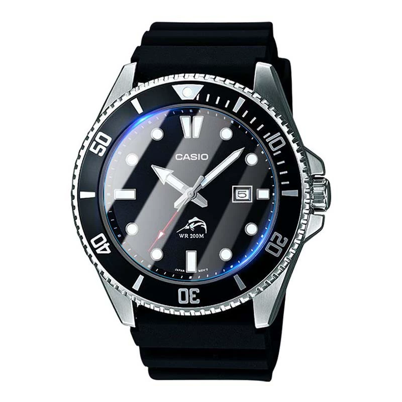 Casio, мужские часы, взрывозащищённый циферблат