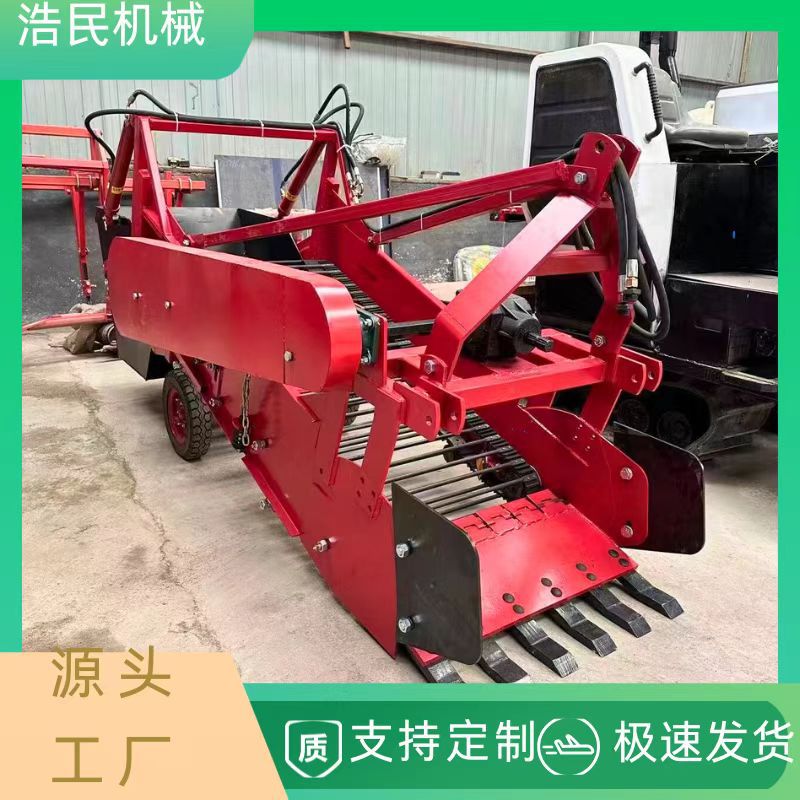 农用农田捡石机 加固型拖拉机悬挂式石头砖块清理机 碎石清理机