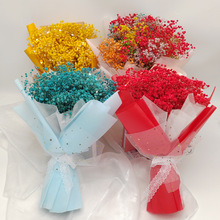 母亲节大花束批发永生满天星带灯花束创意生日情人礼物