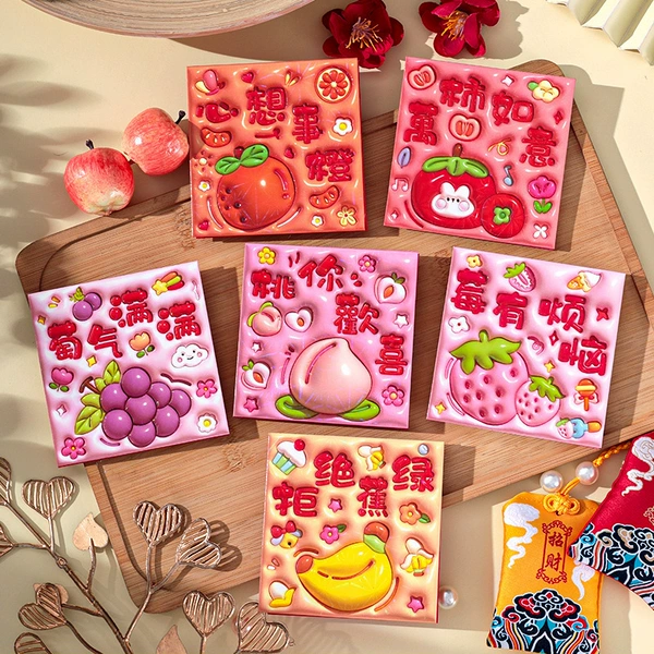 Face blush, 3D, 6 pieces
