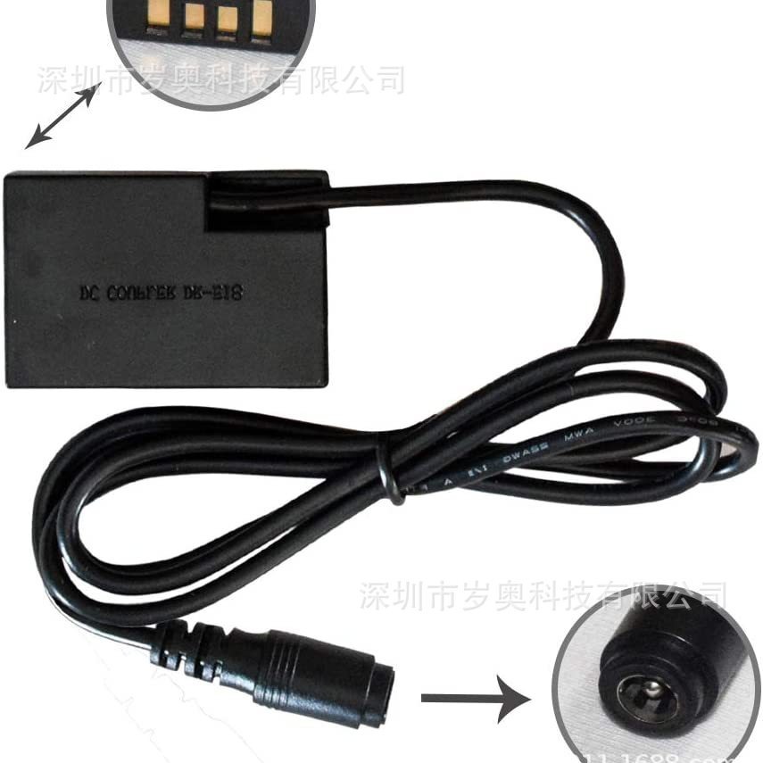 Adecuado para Canon ACK-E18 SLR Cámara adaptador de corriente reemplazo LP-E17 batería fuente de alimentación de larga duración