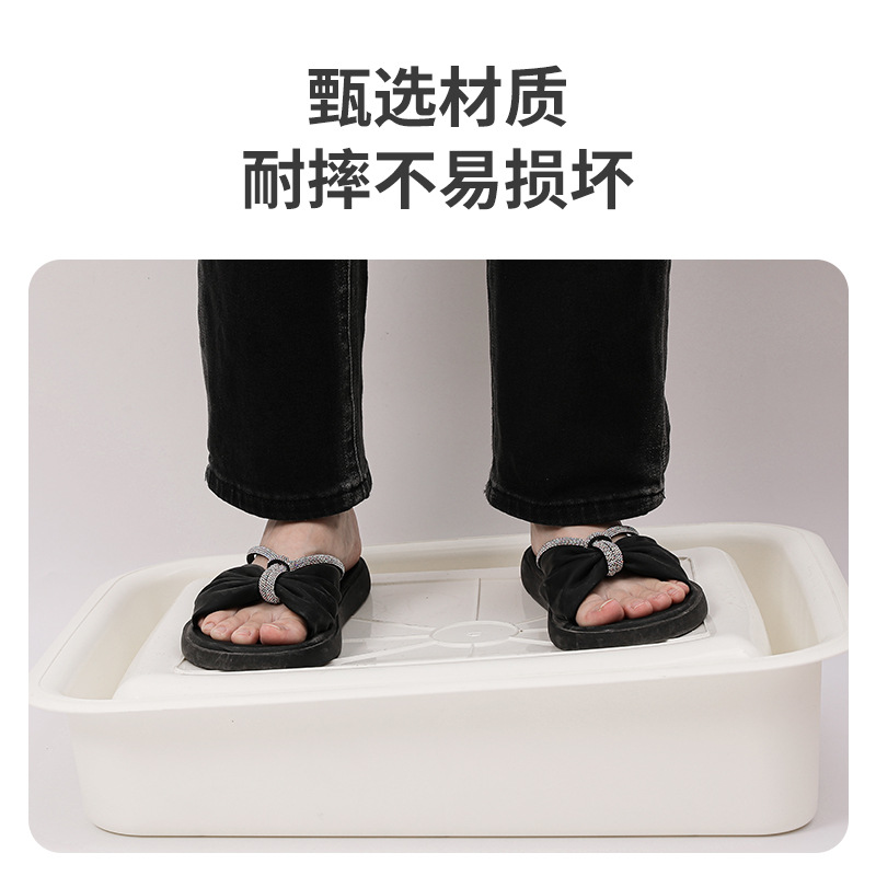 Pipitao original simple caja de arena para gatos a prueba de fugas caja de arena para gatos a prueba de salpicaduras desodorante abierto inodoro para gatos grandes en stock