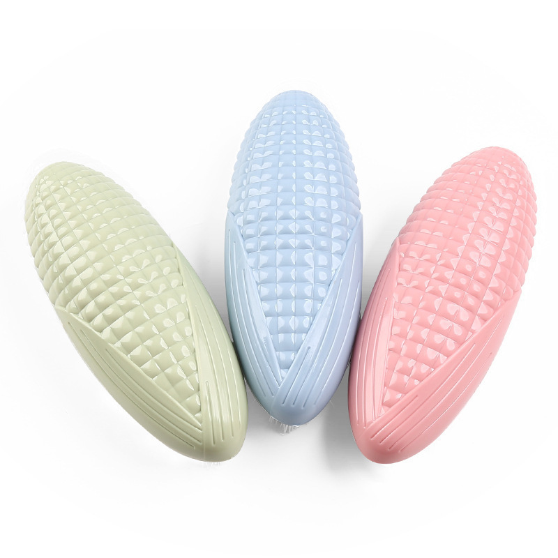 Hogar de piel suave cepillo de lavandería multifuncional Creativo de maíz de plástico cepillo de limpieza del hogar cepillo de lavado de zapatos cepillo de la Junta ropa