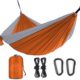 Factory direct outdoor single double parachute cloth hammock color matching nylon widened swing indoor leisure