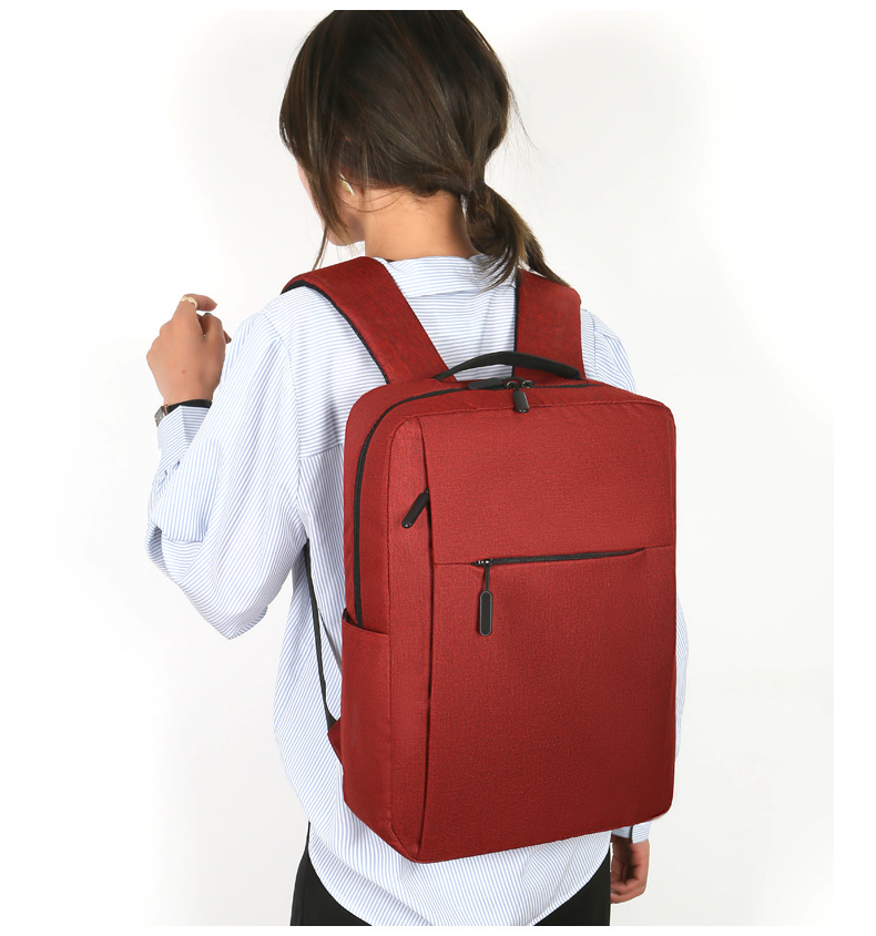 2022 New Style fashionable and personalized backpack, large-capacity casual solid color backpack, business commuting nylon computer schoolbag undefined
