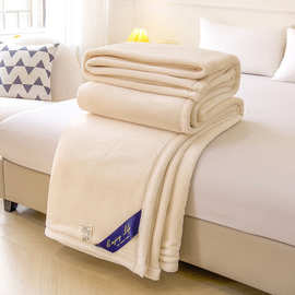 批发牛奶绒毛毯冬季加厚珊瑚绒盖毯法兰绒床单办公室午睡宿舍铺床