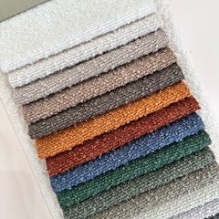工場の現物の純白の輪の紗平は麻布のテディの絨毯の家具の人形のソファーのために枕を抱いて服の生地を包みます。