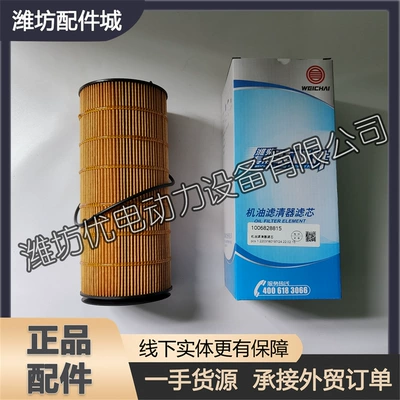 Weichai WP17 diesel engine 8M21 generator set oil filter element 1006828815 oil grid (Oil filter)