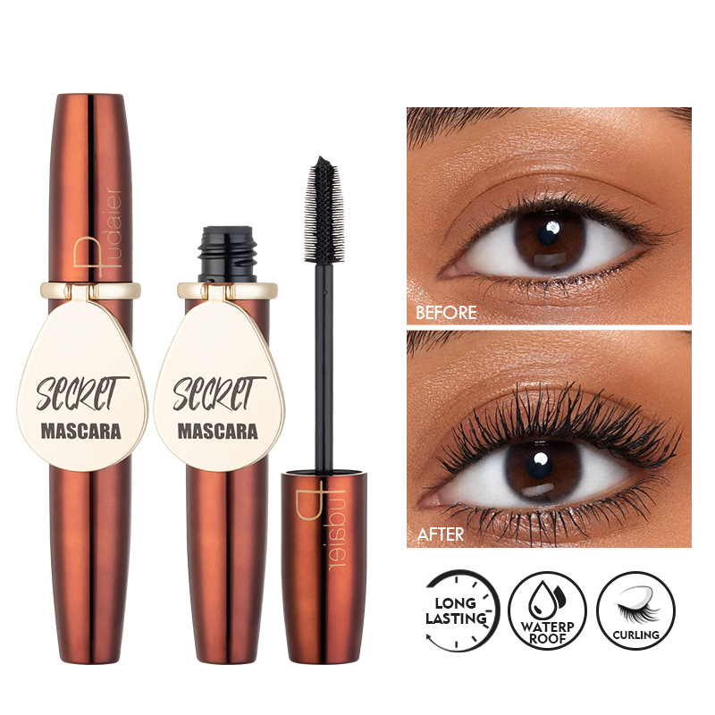 Pudaier styling mascara waterproof slender thick curl 4D eye black_voghion.com