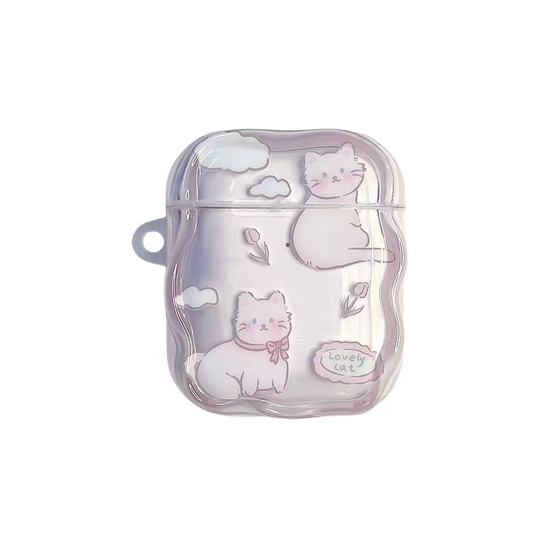 Nueva funda protectora para auriculares lindo i12 de dibujos animados de moda creativa TPU estuche suave resistente a caídas Estuche de transporte personalizado