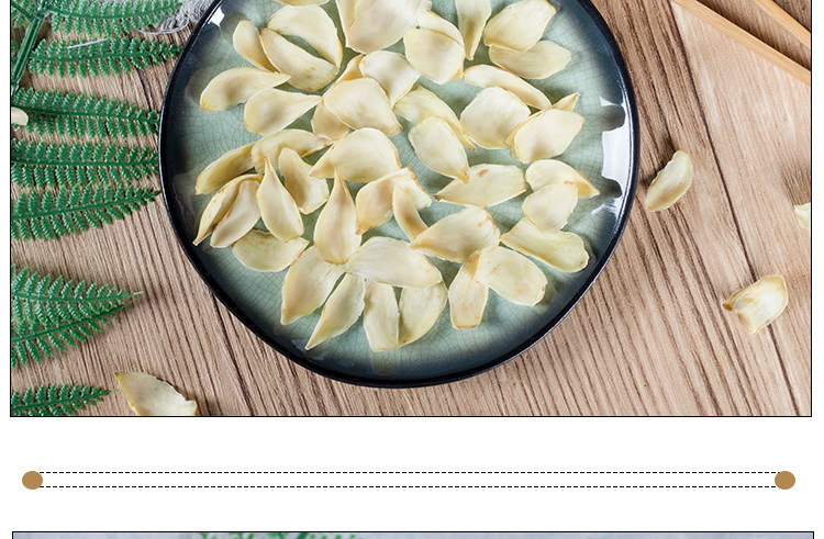 Dried Lily Bulb Bai He 500g Natural Sulfur-Free Edible Gansu Sweet Lily Bulb Slices for Tea Soup and Congee specifications