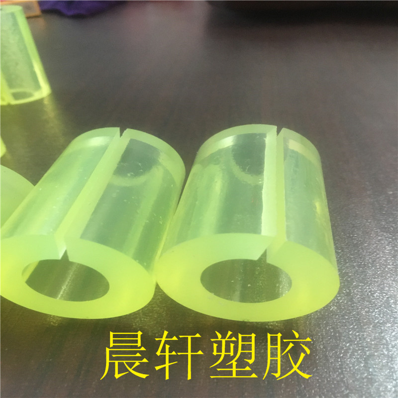 牛筋橡胶板材 聚氨酯PU棒板耐磨弹优力胶条弹力空心减震垫片加工
