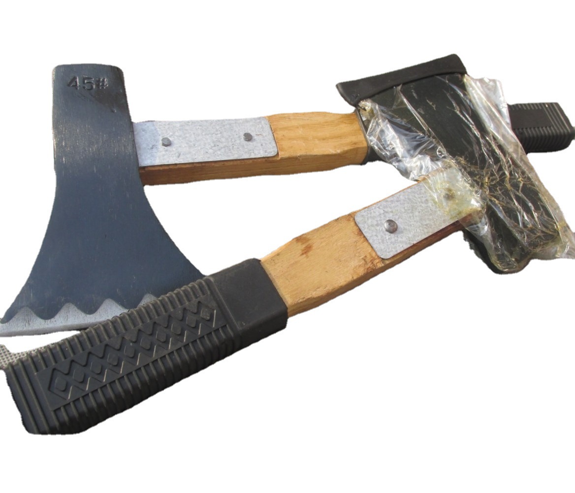 五金工具 防滑手柄斧子 包胶木柄 把斧 碳钢锻打淬火斧头