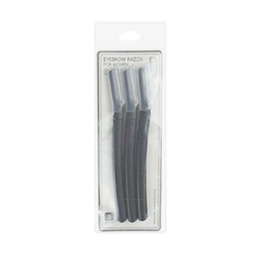 Eyebrow trimming knife set black eyebrow trimming scissors stainless steel eyebrow clip eyebrow scissors eyebrow shaver beauty tools wholesale