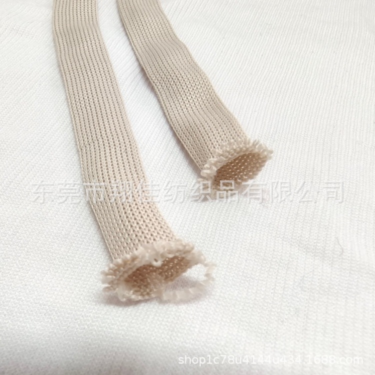 1.2cm空心扁绳编织绳带  运动卫衣帽绳裤绳带 双层空心绳子