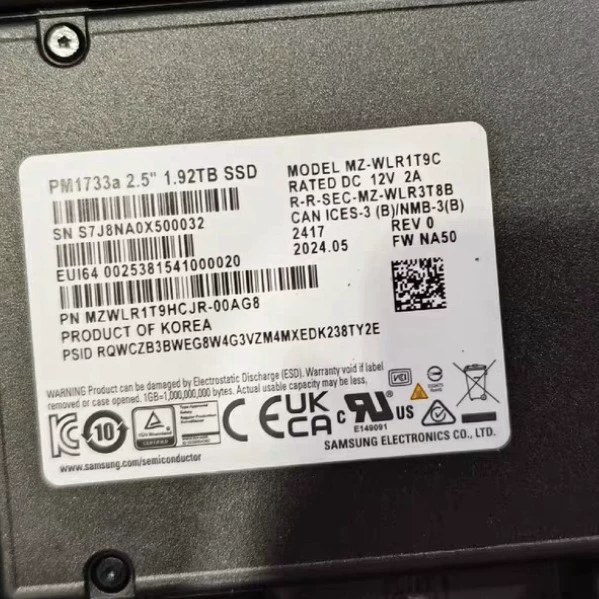 PM1733A Solid State Drive 1.92T