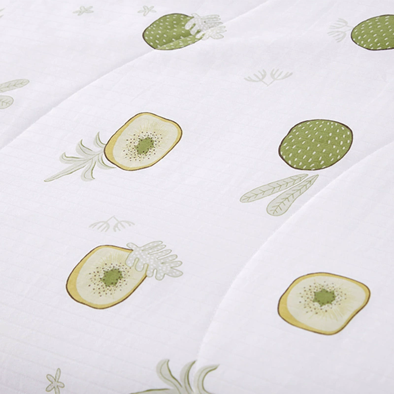 Тунсянцинь Qinyue Home Textile летнее прохладное одеяло Тюссар Шёлковая начинка кондиционер одеяло хлопковая печать ткань Киви AB стиль