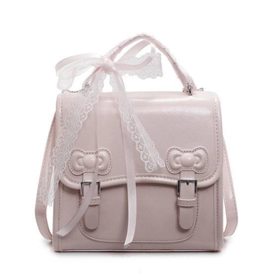 Korean-style Sweet Academy-style Simple Backpack Spring Fashion All-match High-end Texture Portable Small Square Bag for Women