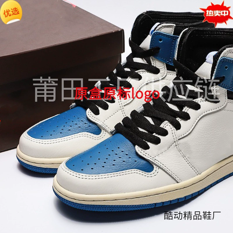 Dunk Panda AJ1 High Version AJ1 High-Gang женские туфли мужские застегивающиеся маленькие табачно-серые сломанные складные носки туфли Putian Pure