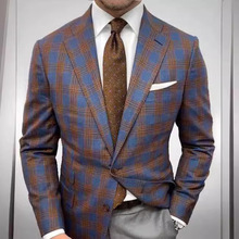 Export men's wear欧美男士修身西装外套四季休闲单西气质男西服