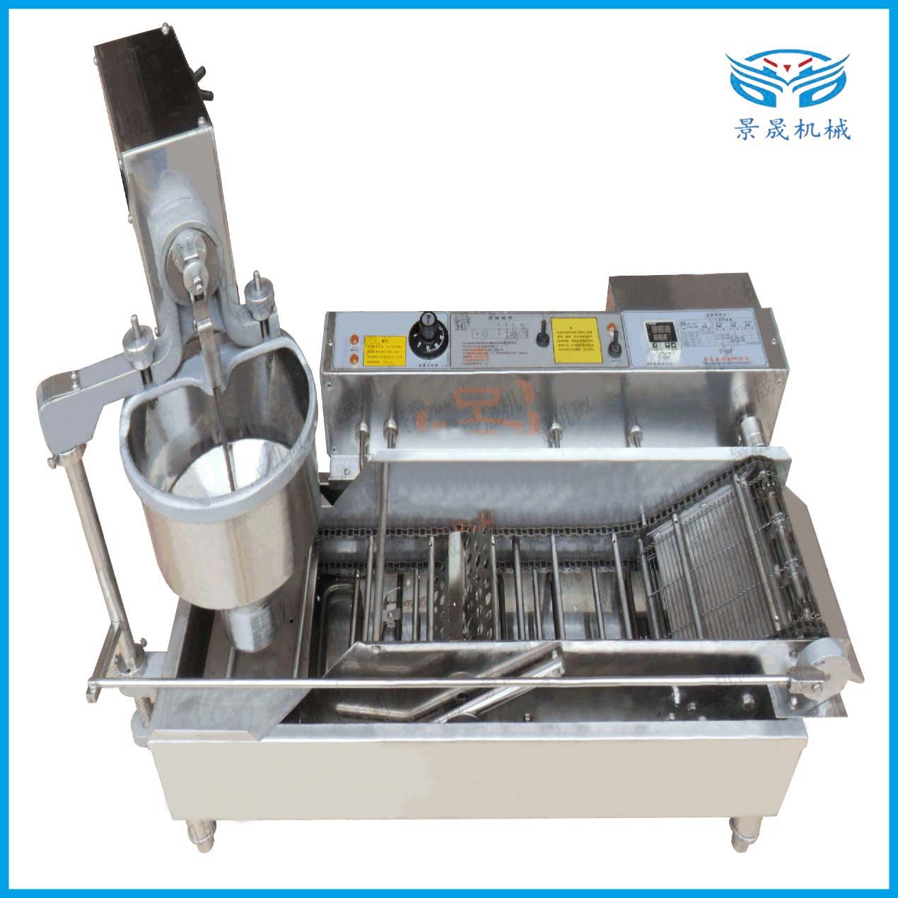 定金工厂供应休闲小吃机械 甜甜圈机小摊车现做小吃制作设备批发