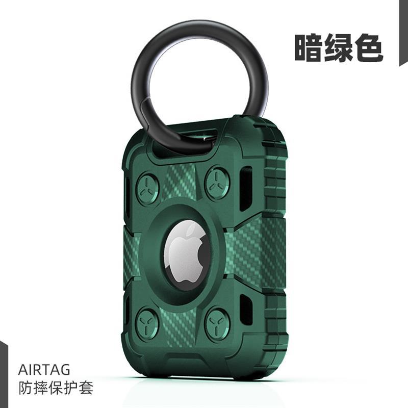 El logotipo se puede agregar para la cubierta protectora de goma suave de la cáscara TPU del perseguidor anti-perdido del tanque de Apple AirTag