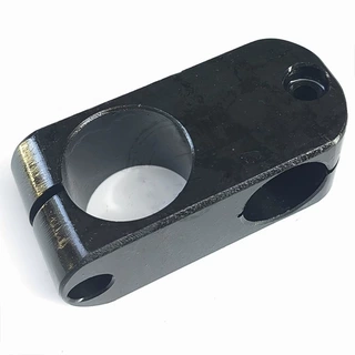 倒圆弧角超简易型支柱固定夹 同径正交 内六角螺栓型RDA01 RDA02