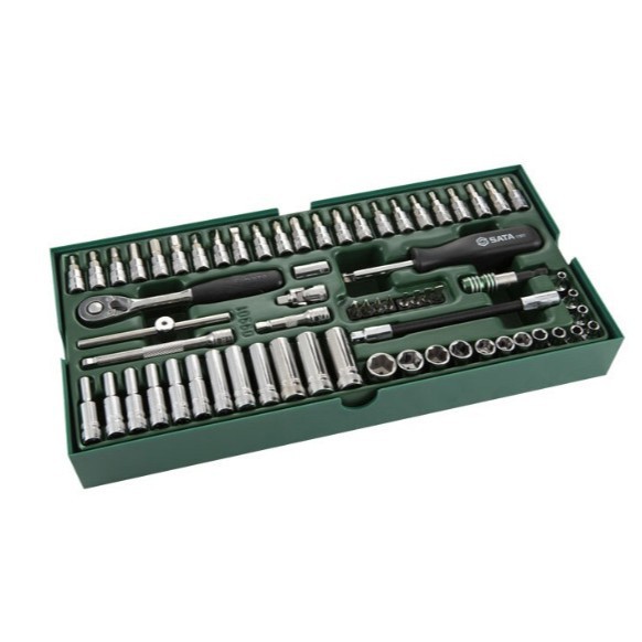 世达SATA 09901 63件套6.3MM系列公制工具托组套/套装世达09901