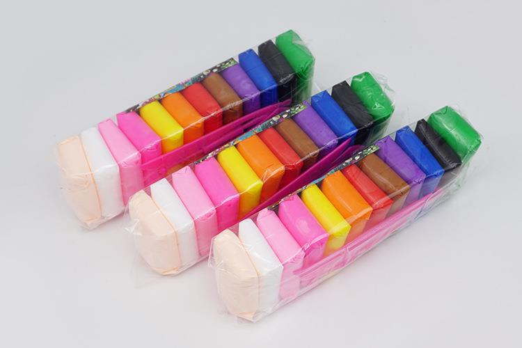 才艺星12色袋装超轻粘土