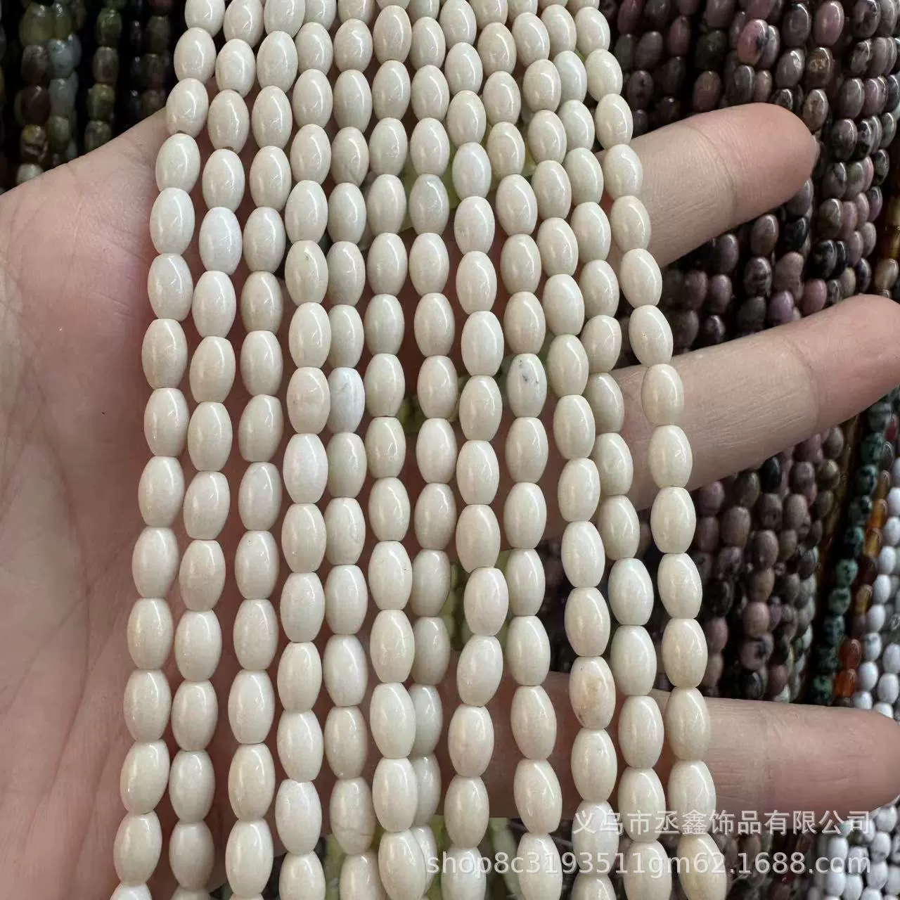 Organic agate Buddha white jade, rosary with round beads, accessory, accessories, 4×6mm, DIY, geolocation function