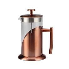玻璃手冲咖啡壶 欧式滤压法压壶 不锈钢滤网冲茶器法式咖啡冲泡壶