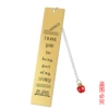 SQD014 Bookmark single -sided bright gold