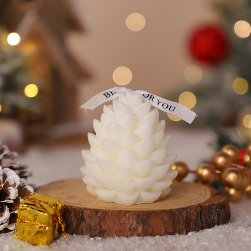 Navidad atmósfera tridimensional pinos de pan de pan de pinos simulación adornos acompañantes regalos de vacaciones creativos