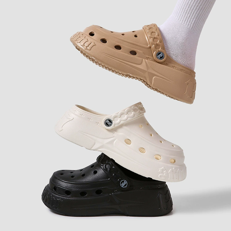 High beach sandals, summer fashionable slippers platform, footwear