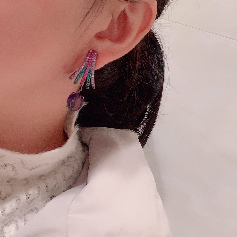 Aretes Retro Degradados display picture 1