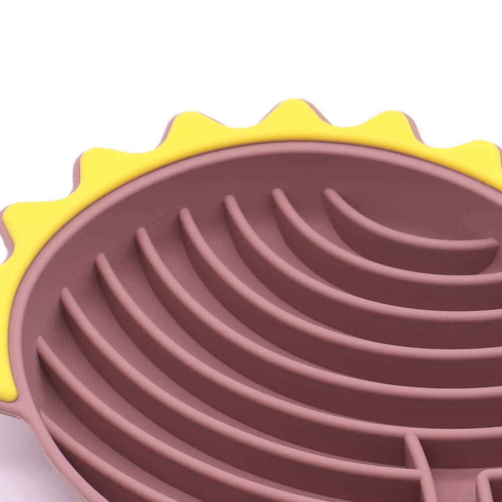 Tazón para perros Tazón para perros Tazón para perros anti-volcado Tazón de silicona para mascotas Tazón de comida lenta Tazón para perros Tazón para perros Tazón de arroz para perros Tazón para perros