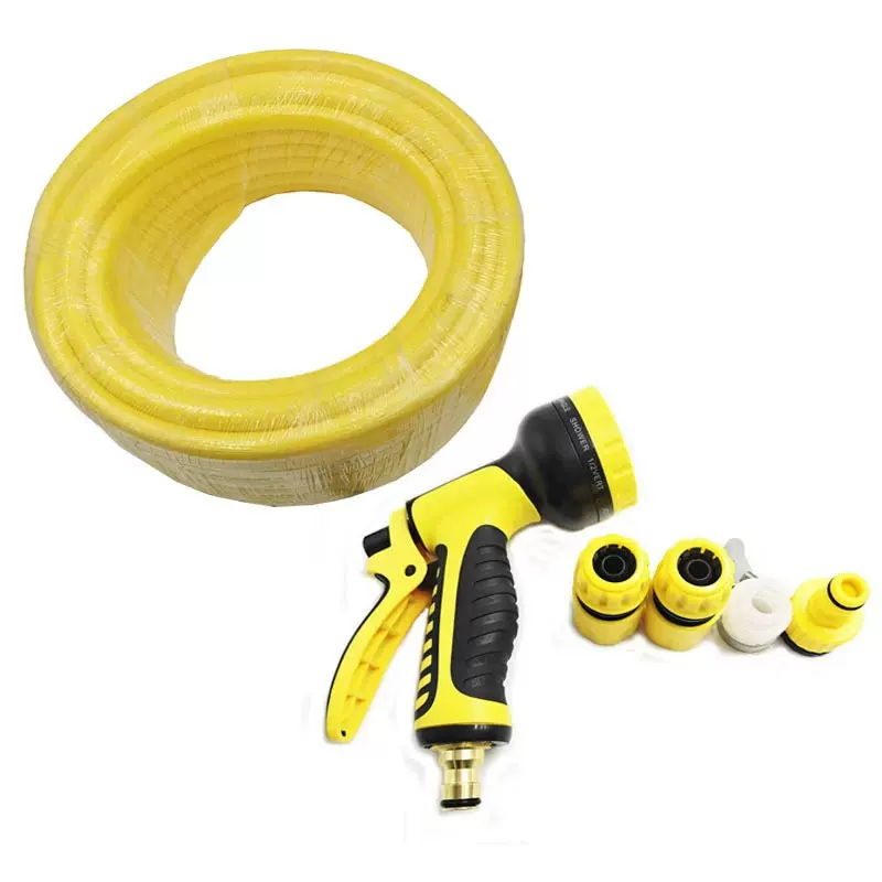 洗车水管软管 家用浇花PVC管 防爆防冻46分自来水加厚抗冻套装